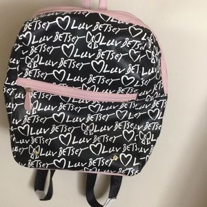 luv betsey backpack/ purse